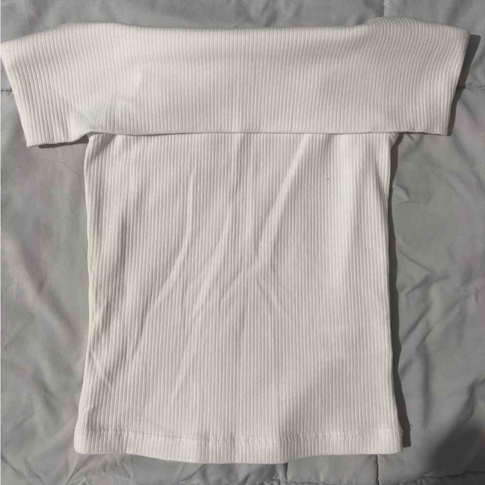 3 white tops | Lucky Brand, H&M, Unknown